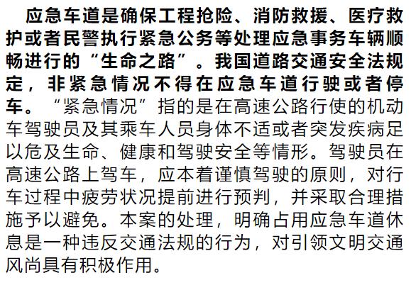 应急车道停车怎么处罚「男子在应急车道停车请出手打交警」 论文致谢