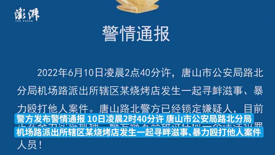 复盘唐山烧烤店打人事件，有人屡遭报复，这给我们带来哪些警醒「烧烤店老板不怕报复员工」 社会学论文