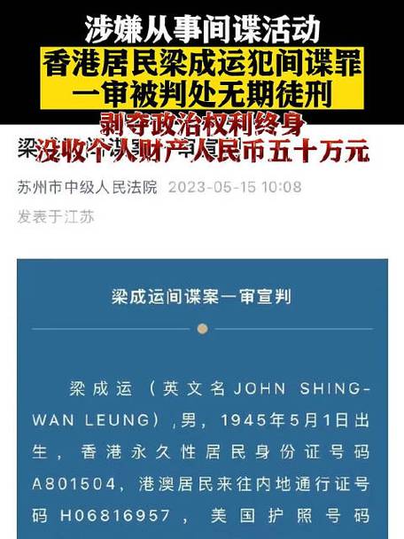 间谍罪在中国怎么判「收间谍百万被判无期徒刑多久」 论文发表